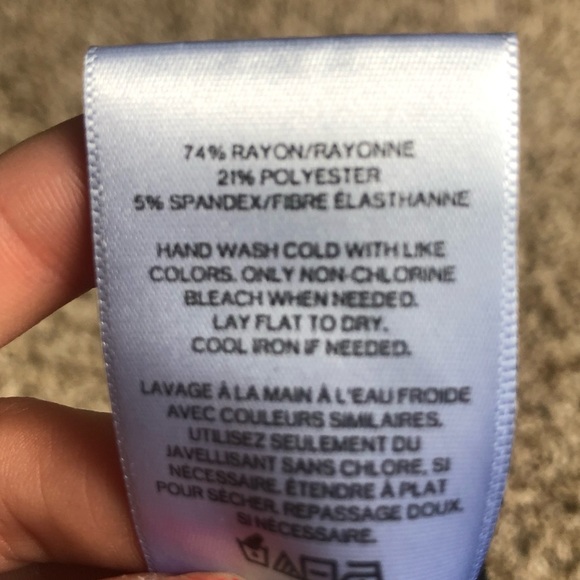 !!!SOLD!!! Express Ribbed Ruched Cold Shoulder Top - Picture 6 of 6